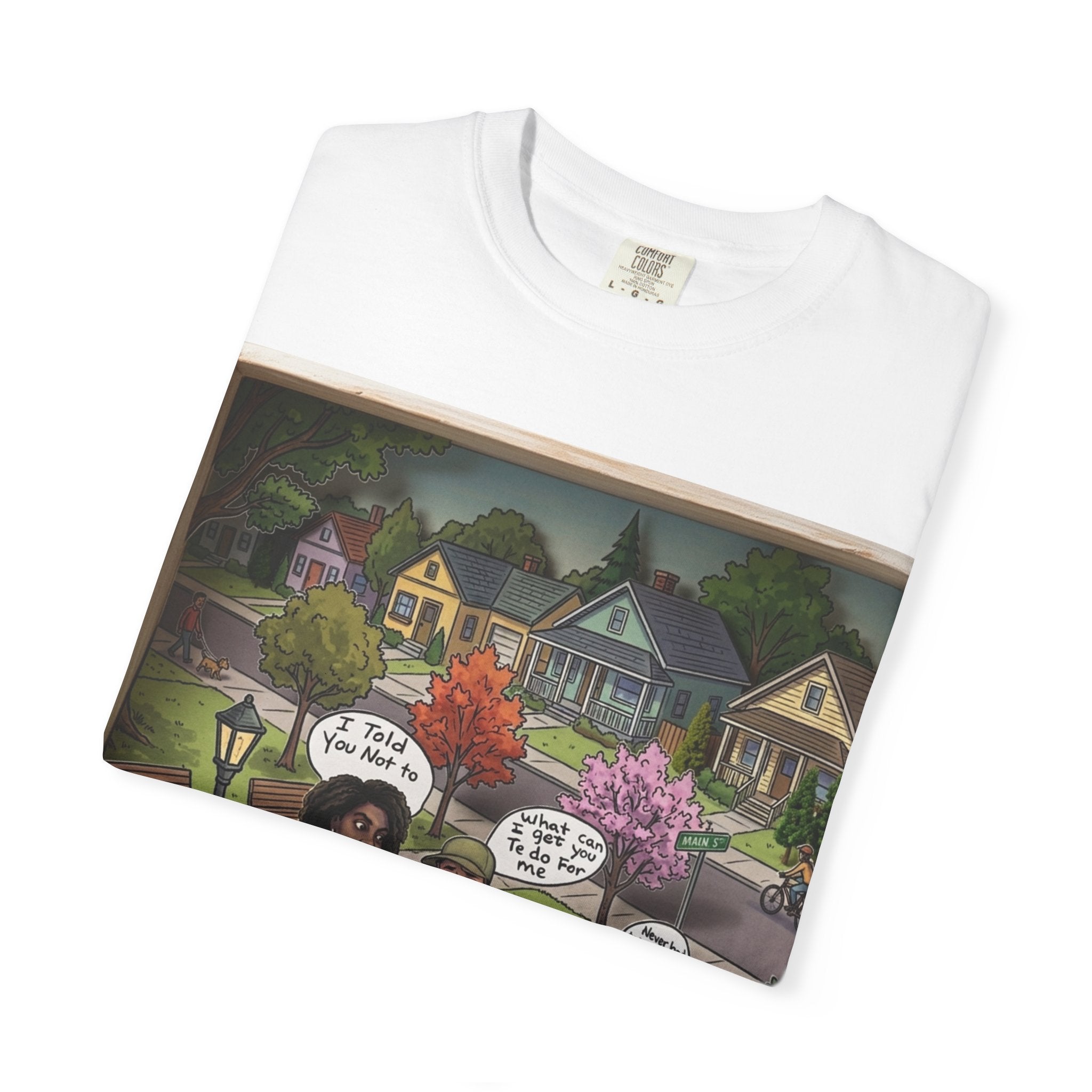 Community Rescue Scene T-Shirt — "Simply Help" Inspirational Graphic Tee